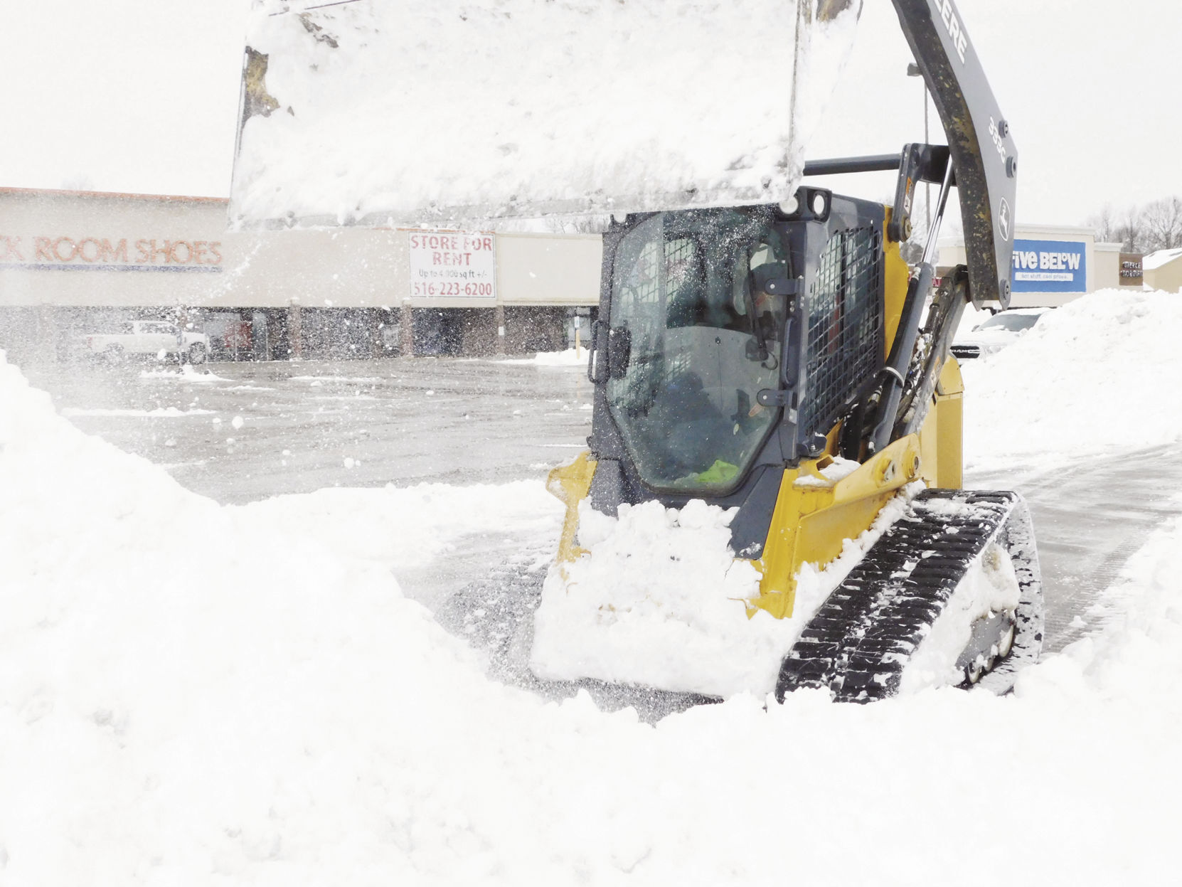 Clearing parking lots
